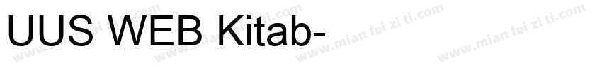 UUS WEB Kitab字体转换